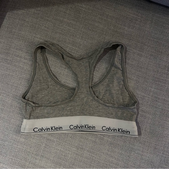 Calvin Klein cotton logo bralette - Picture 2 of 3